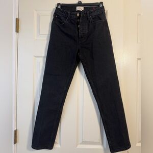 Sezane Women's Dark Wash High-Rise Jeans, size 26